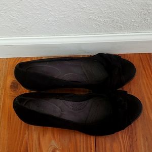 Dexter Black Dress wedges